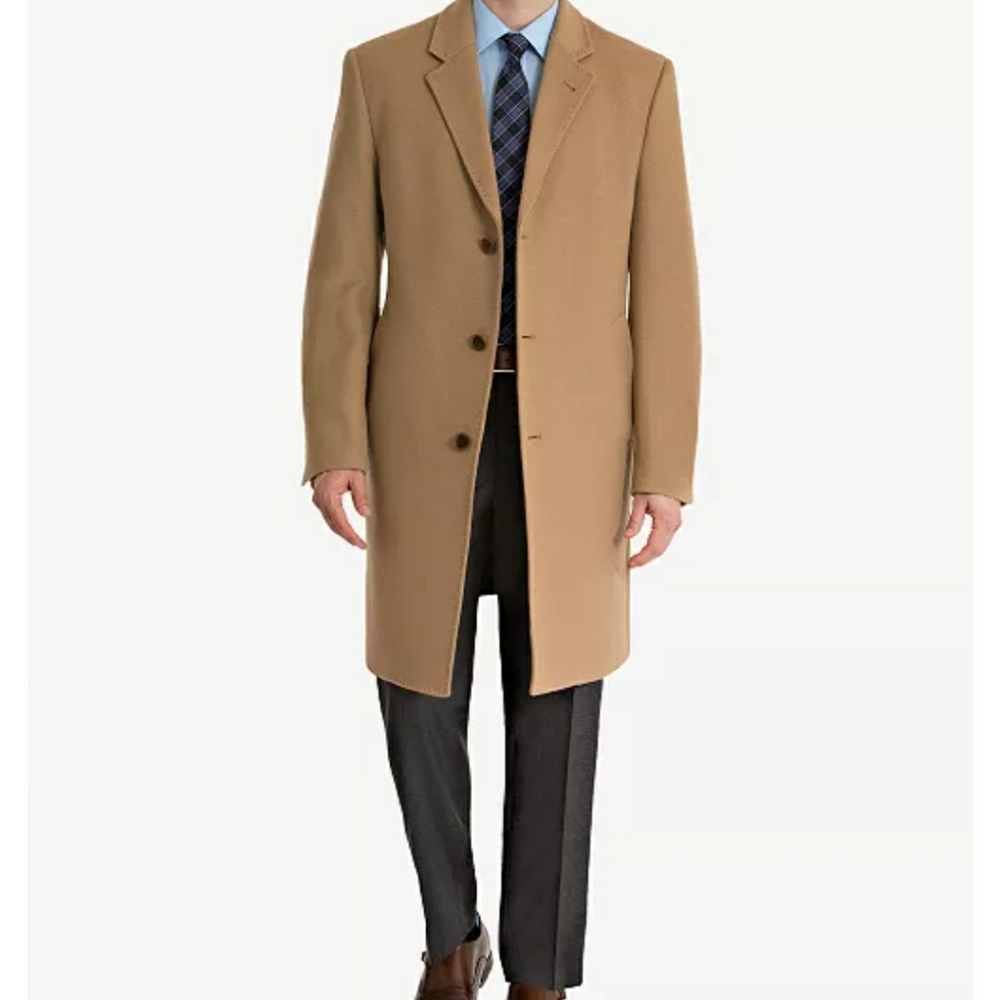 Lauren Men's wool blend coat in Cognac 44R $249
